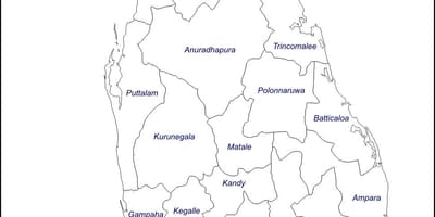 Sri Lanka teikna kort